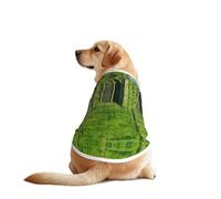 Secret Temple Overgrown with Weeds Dog Shirt Vest Dog Clothes- Breathable Cooling for Big Dogs, Sun Protection Comfort Wear for Golden Retriever, Husky, Alaska Outdoor Activities X-Large