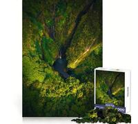Secret Tropical Sanctuary Jigsaw Puzzles 1000 Piece for Adults Strengthen Recall Leisure Fun Quality Edge Elegant Gift (38x26cm)