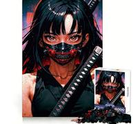 Secret Warrior 1000 Piece Jigsaw Puzzles for Adults Mind Skill Toy Casual Relax Design Assembly Art Collection Piece (38x52cm)