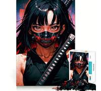 Secret Warrior 1000 Piece Jigsaw Puzzles for Adults Mind Skill Toy Casual Relax Design Assembly Art Collection Piece (38x52cm)