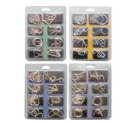 Secretária Executiva Em L - Toy for Developing Intelligence and Thought | Unlocks Wire Puzzle | For Teenagers Adults Home School Travel Party Socks