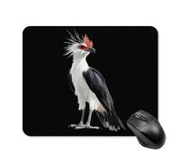 Secretary Bird Cute Gaming Mousepad Rubber Base Computer Desk Mat for Laptop Office