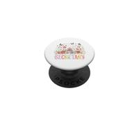 Secretary Floral Typewriter Admin Assistant PopSockets Adhesive PopGrip