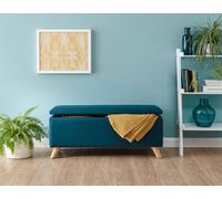 GFW Secreto Fabric Ottoman - Teal