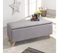 Secreto Large Ottoman Light Grey 1 Door