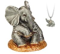 Secrets from Hidden Treasures 1040 Baby Elephant Trinket Box