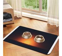 Secrets of The Grid Wall Pet Feeding Mat-Waterproof & Non-Slip Dog and Cat Food Mat-No Stains Quick Dry Dog Water Dispenser Mat