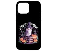 Secrets of the Night Witch Owl Pumpkin Halloween Gothic Case for iPhone 16 Pro Max