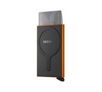 Secrid Cardprotector Card Case, Orange - Thin Aluminum Protection against RFID/NFC, Magnetic Mount for iPhone