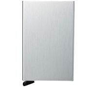 Secrid Cardprotector Credit Card Holder with RFID Protection 6 cm Brushed Silver, silver, 10.2 cm