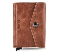 Secrid Enveloppe Wallet RFID protection Leather 10 cm brown