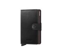 Secrid Men's Mini Wallet Travel Accessory Card Holder Envelope, Black Brown, 10,2 x 6,5 x 2,1 cm, Classic