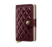Secrid Miniwallet Emboss Diamond Leather Wallet Purple