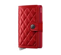 Secrid Mini Wallet - Emboss Diamond + Red - Red - 819190 - 8721077500102