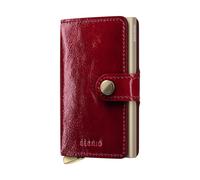 Secrid Miniwallet Naplak Leather Wallet Red