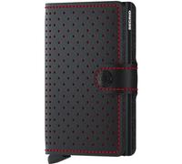 Secrid Mini wallet Perforated Black-Red, Black/White, One Size, Modern