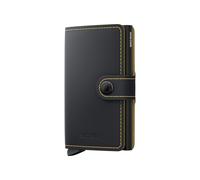 Secrid Miniwallet Black & Ochre 65 x 102 x 21mm
