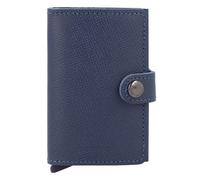 Secrid Miniwallet Credit card case RFID protection Genuine Leather 6.5 cm blue