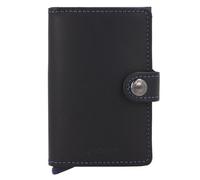 Secrid Miniwallet Credit card case RFID protection Genuine Leather 6.5 cm blue