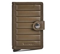 Secrid Miniwallet Credit card case RFID protection Genuine Leather 6.5 cm brown