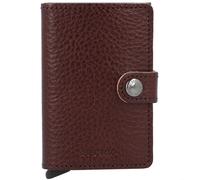 Secrid Miniwallet Credit card case RFID protection Genuine Leather 6.5 cm brown