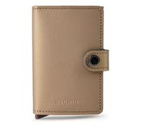 Secrid Miniwallet Credit card case RFID protection Leather 10 cm bronze colored