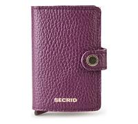 Secrid Miniwallet Credit card case RFID protection Leather 6.5 cm purple