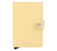 Secrid Miniwallet Credit card case RFID protection Leather 6.5 cm yellow