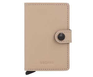 Secrid Miniwallet Credit card case RFID protection Leather 6.5 cm yellow