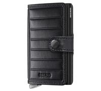 Secrid Miniwallet Emboss Lines Leather Wallet Black