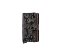 Secrid MiniWallet is compact in size but large capacity. Remarkable multicolor camouflage embossing, made of high quality European cowhide leather, holds banknotes, scos