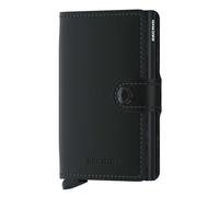 Secrid | Miniwallet Matte | Black | Compact Leather Card Wallet One Size