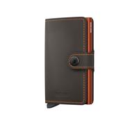 Secrid Miniwallet Matte Truffle & Orange 65 x 102 x 21mm