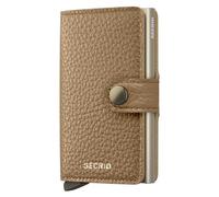 Secrid Secrid Pebble Brand-Debossed Leather Wallet Cappuccino