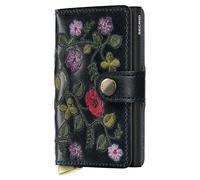 Secrid Miniwallet Stitch Floral Leather Wallet