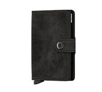 Secrid - Miniwallet, Travel Accessory - Envelope Type Card Holder, RFID Protected, Black, Leather, Unisex-Adults, Wallet