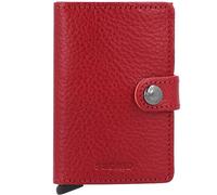 Secrid Miniwallet Vegetable credit card case RFID leather 6.5 cm red