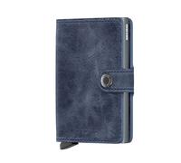 Secrid - Mini Leather Wallet - Vintage Blue
