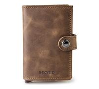 Secrid Miniwallet Vintage credit card case wallet RFID leather 6.5 cm brown