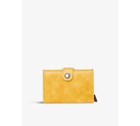 Secrid Ochre Miniwallet Leather and Aluminium Wallet 6.5x10.2x2.1cm
