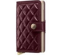 Secrid Miniwallet Emboss Diamond Leather Wallet Purple
