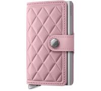 Secrid Miniwallet Emboss Diamond Leather Wallet Pink
