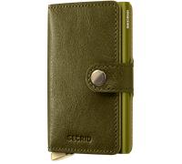 Secrid Miniwallet Basco Leather Wallet Green Men,Women