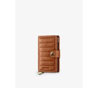 Secrid Secrid Miniwallet Embossed-Leather Wallet Cognac