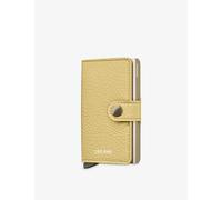 Secrid Secrid Miniwallet Pebbled-Leather Wallet Butter Yellow