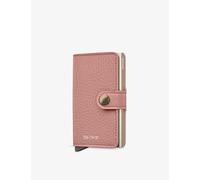 Secrid Secrid Miniwallet Pebbled-Leather Wallet Rose