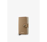 Secrid Miniwallet Pebble Leather Wallet Brown