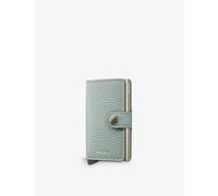 Secrid Miniwallet Pebble Leather Wallet Green