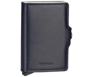 SECRID-Secrid Twin Black Leather Wallet, navy, Talla única, casual