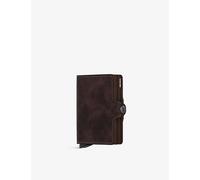 Secrid Secrid Twinwallet Vintage Leather and Aluminium Card Holder Tv-Chocolate